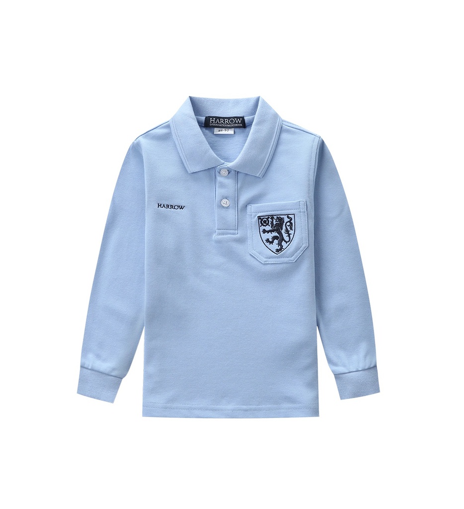 Light Blue Long-Sleeve T-Shirt