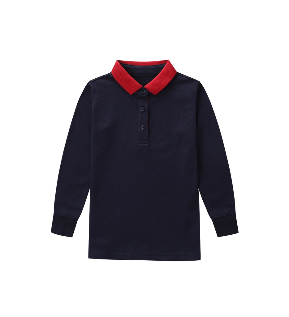 Long-Sleeve Polo Shirt