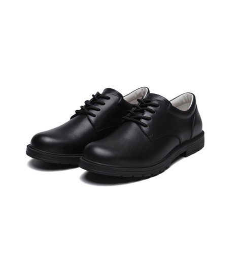Unisex Genuine Leather Plain-Toe Leather Shoes
