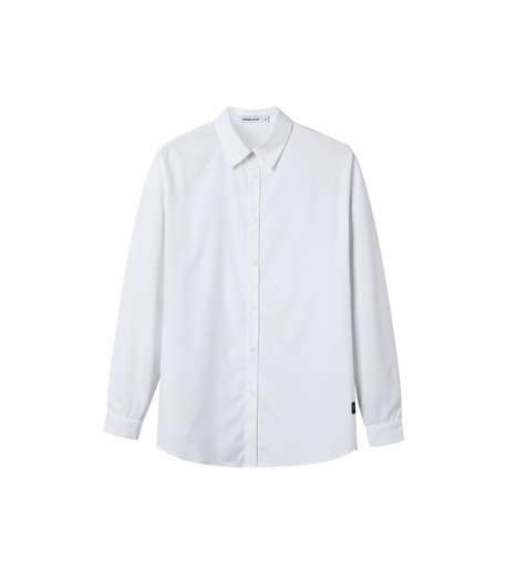 white long-sleeve shirt